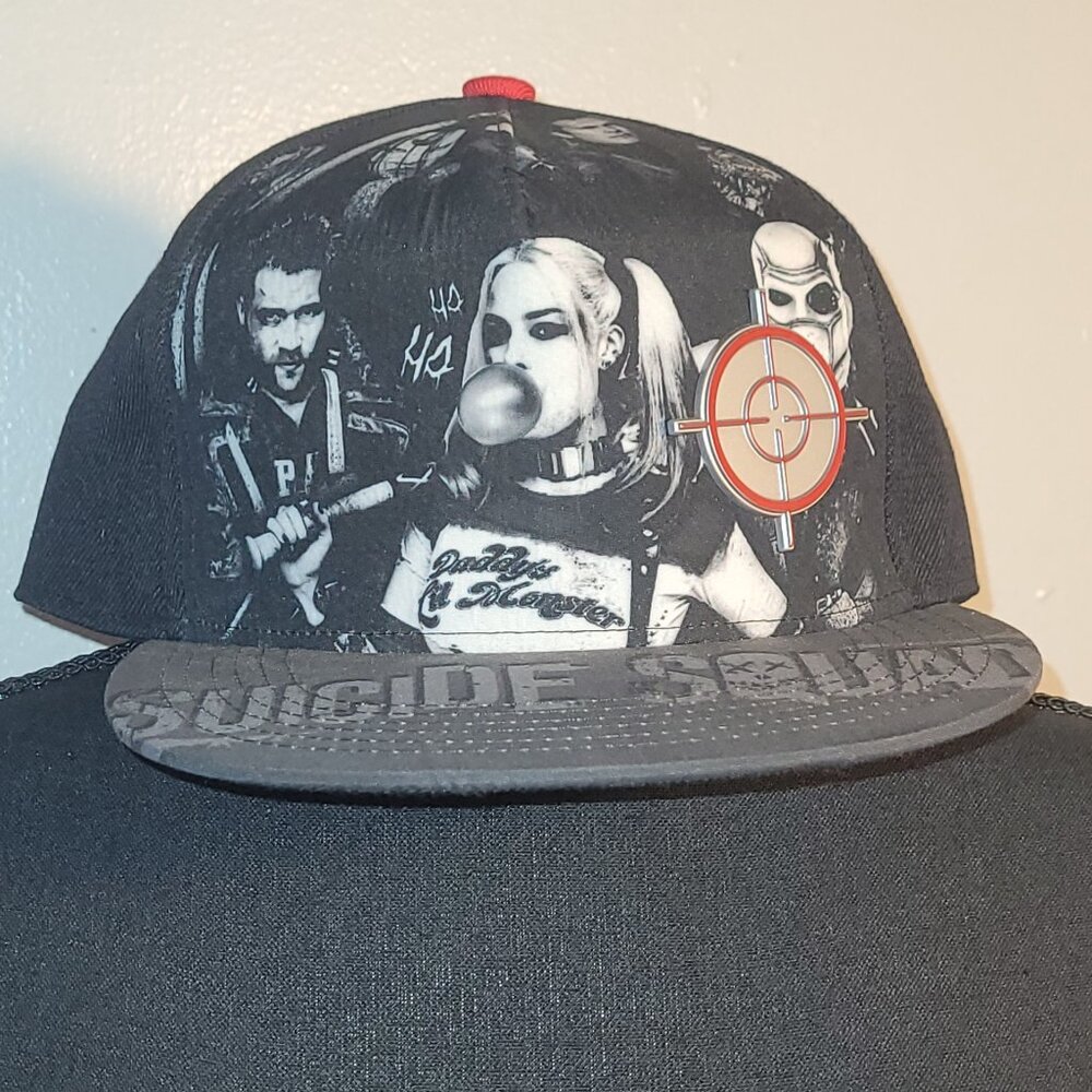 Unisex Suicide Squad " IN SQUAD WE TRUST" Adjustable Back Baseball Cap Hat Blac
